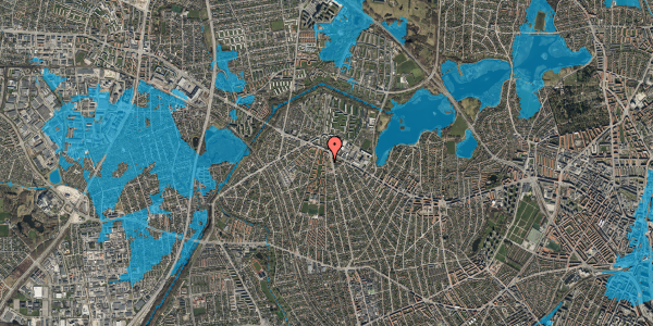 Oversvømmelsesrisiko fra vandløb på Smørumvej 88, st. tv, 2700 Brønshøj