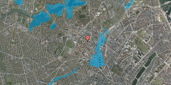 Oversvømmelsesrisiko fra vandløb på Sneppevej 20, 1. tv, 2400 København NV