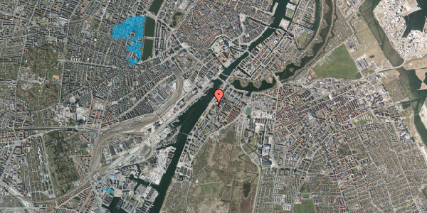 Oversvømmelsesrisiko fra vandløb på Snorresgade 2, 2. th, 2300 København S