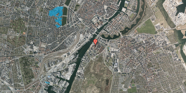 Oversvømmelsesrisiko fra vandløb på Snorresgade 6, 1. th, 2300 København S