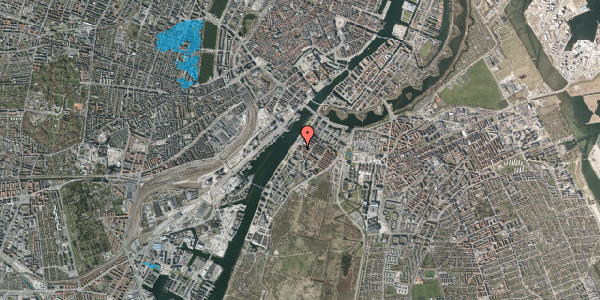 Oversvømmelsesrisiko fra vandløb på Snorresgade 8, st. th, 2300 København S