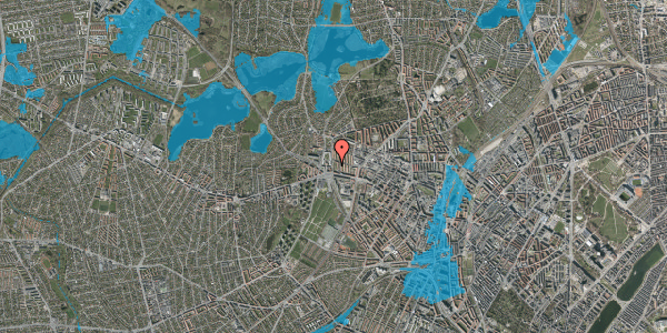 Oversvømmelsesrisiko fra vandløb på Sokkelundsvej 20, 2. tv, 2400 København NV