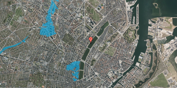 Oversvømmelsesrisiko fra vandløb på Sortedam Dossering 11, 1. th, 2200 København N