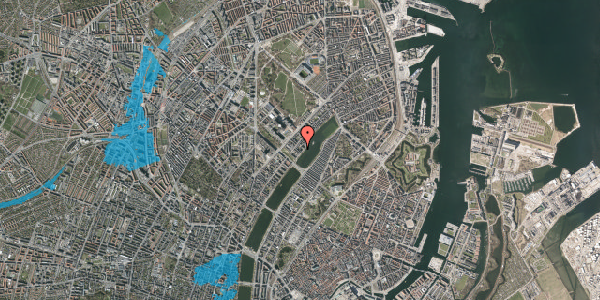 Oversvømmelsesrisiko fra vandløb på Sortedam Dossering 59C, 4. , 2100 København Ø