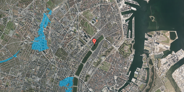 Oversvømmelsesrisiko fra vandløb på Sortedam Dossering 59, 1. th, 2100 København Ø