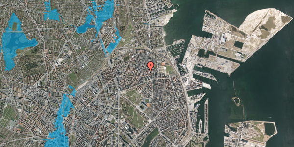 Oversvømmelsesrisiko fra vandløb på Stakkesund 6, 4. th, 2100 København Ø