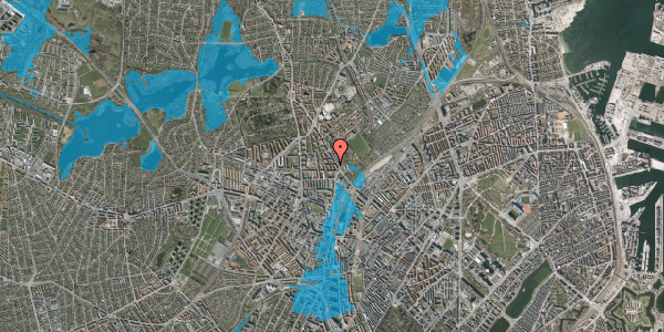 Oversvømmelsesrisiko fra vandløb på Statholdervej 8, 2. tv, 2400 København NV