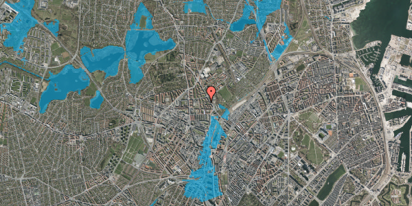Oversvømmelsesrisiko fra vandløb på Statholdervej 15, 1. tv, 2400 København NV