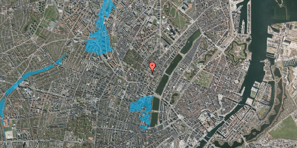 Oversvømmelsesrisiko fra vandløb på Stengade 23, 4. tv, 2200 København N