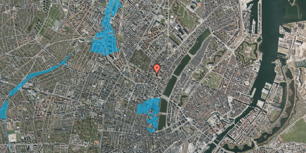 Oversvømmelsesrisiko fra vandløb på Stengade 54, 2. tv, 2200 København N