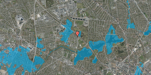 Oversvømmelsesrisiko fra vandløb på Stengavl 8, 2700 Brønshøj