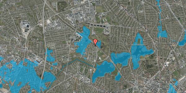 Oversvømmelsesrisiko fra vandløb på Stengavl 11, 2. tv, 2700 Brønshøj