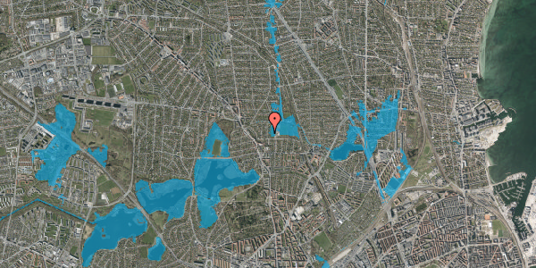 Oversvømmelsesrisiko fra vandløb på Stenkløvervej 6A, 2400 København NV