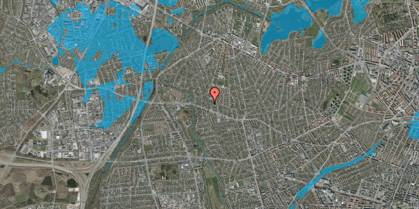 Oversvømmelsesrisiko fra vandløb på Stenløsevej 15, 2700 Brønshøj