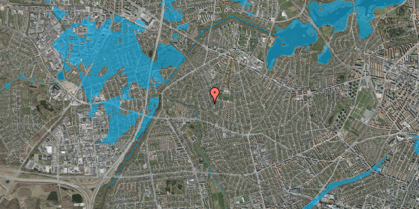 Oversvømmelsesrisiko fra vandløb på Stenløsevej 51, 2700 Brønshøj