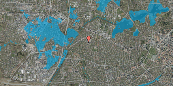 Oversvømmelsesrisiko fra vandløb på Stenløsevej 84, 2700 Brønshøj