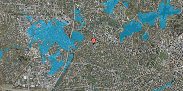 Oversvømmelsesrisiko fra vandløb på Stenløsevej 115, 2700 Brønshøj