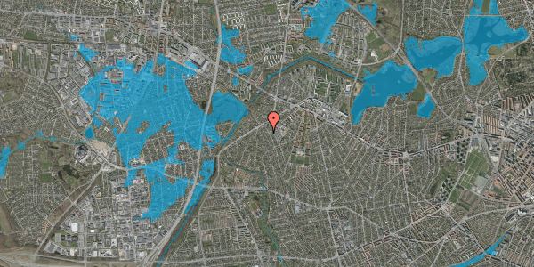 Oversvømmelsesrisiko fra vandløb på Stenløsevej 119A, 2700 Brønshøj