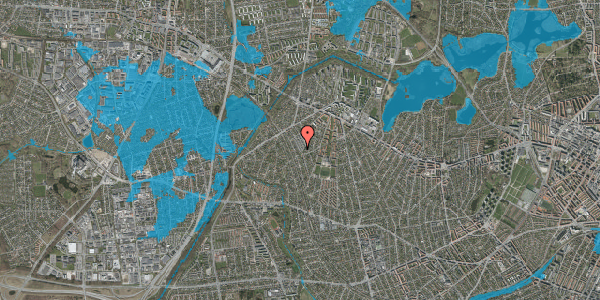 Oversvømmelsesrisiko fra vandløb på Stenmaglevej 49, 2700 Brønshøj