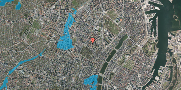 Oversvømmelsesrisiko fra vandløb på Stevnsgade 1, st. tv, 2200 København N
