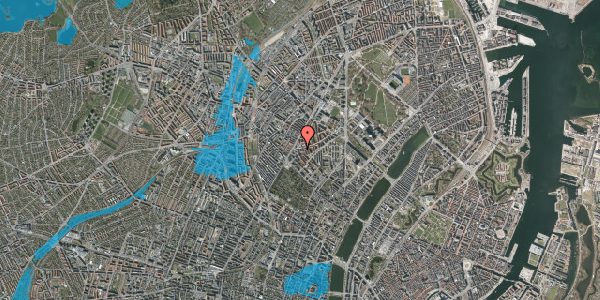 Oversvømmelsesrisiko fra vandløb på Stevnsgade 22, 1. tv, 2200 København N