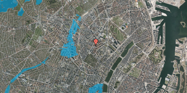 Oversvømmelsesrisiko fra vandløb på Stevnsgade 39, 1. tv, 2200 København N
