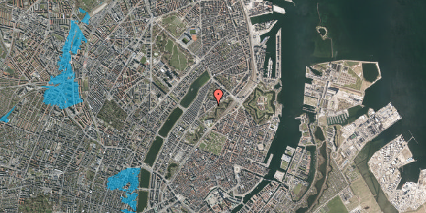 Oversvømmelsesrisiko fra vandløb på Stockholmsgade 37, 4. tv, 2100 København Ø