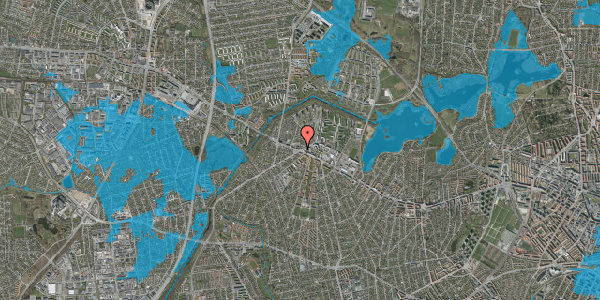 Oversvømmelsesrisiko fra vandløb på Storegårdsvej 1, 2. th, 2700 Brønshøj