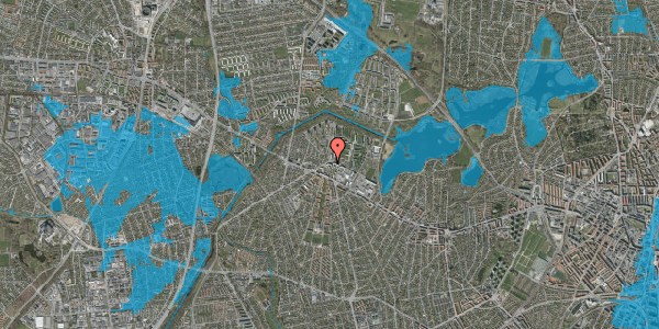Oversvømmelsesrisiko fra vandløb på Storegårdsvej 20, 2. th, 2700 Brønshøj