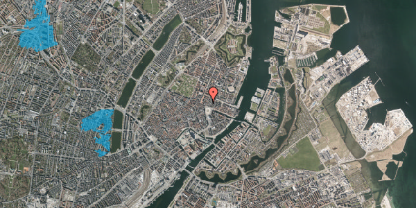 Oversvømmelsesrisiko fra vandløb på Store Kongensgade 12A, 3. , 1264 København K