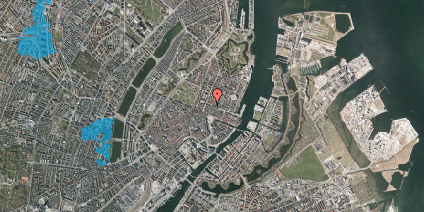 Oversvømmelsesrisiko fra vandløb på Store Kongensgade 40H, kl. 2, 1264 København K