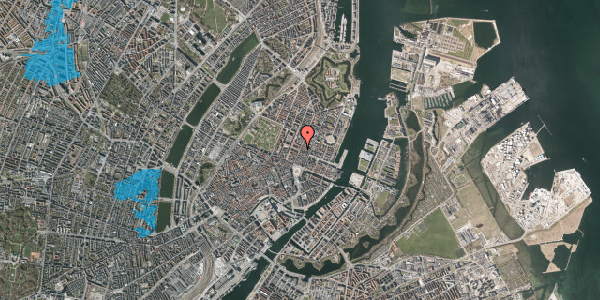 Oversvømmelsesrisiko fra vandløb på Store Kongensgade 44, kl. 1, 1264 København K