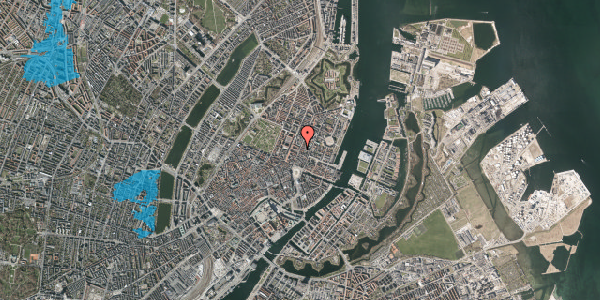 Oversvømmelsesrisiko fra vandløb på Store Kongensgade 48, 2. , 1264 København K
