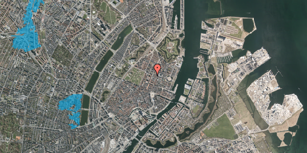 Oversvømmelsesrisiko fra vandløb på Store Kongensgade 63A, 1. 2, 1264 København K