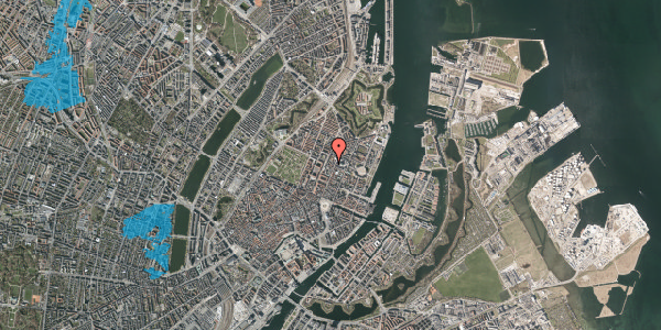 Oversvømmelsesrisiko fra vandløb på Store Kongensgade 67B, 1. , 1264 København K