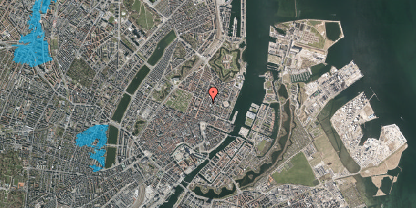 Oversvømmelsesrisiko fra vandløb på Store Kongensgade 68, kl. tv, 1264 København K