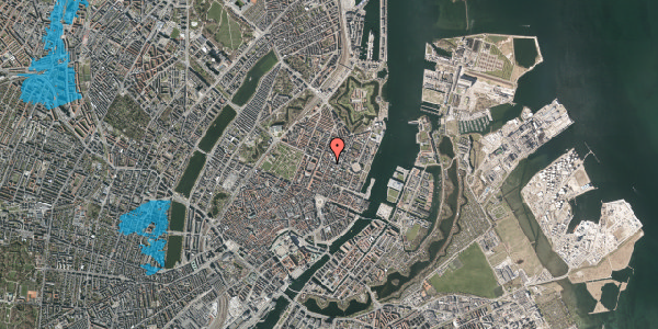 Oversvømmelsesrisiko fra vandløb på Store Kongensgade 72, 2. tv, 1264 København K