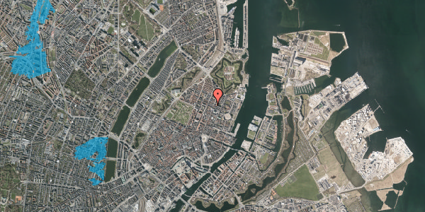 Oversvømmelsesrisiko fra vandløb på Store Kongensgade 85, 1. 5, 1264 København K