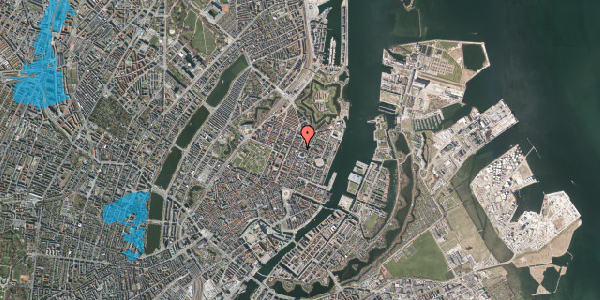 Oversvømmelsesrisiko fra vandløb på Store Kongensgade 90A, 2. , 1264 København K