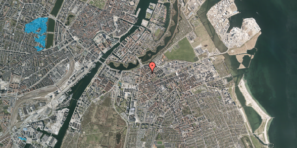 Oversvømmelsesrisiko fra vandløb på Store Mølle Vej 2, 1. mf, 2300 København S