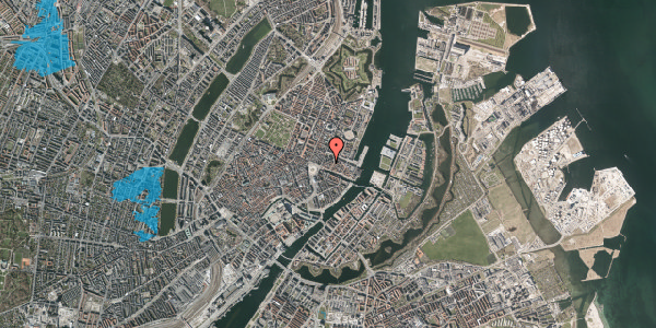 Oversvømmelsesrisiko fra vandløb på Store Strandstræde 14, 4. , 1255 København K