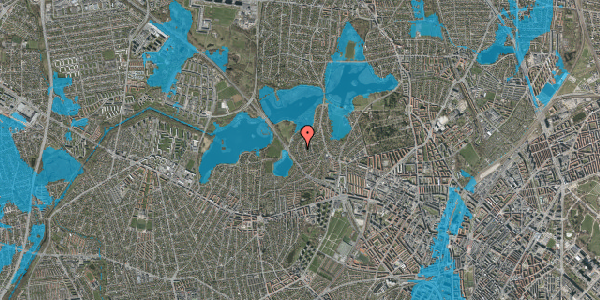 Oversvømmelsesrisiko fra vandløb på Storkebakken 12, 2400 København NV
