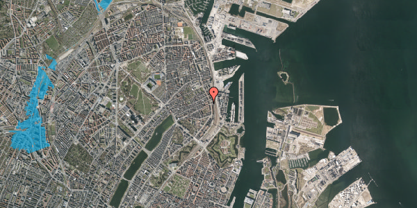Oversvømmelsesrisiko fra vandløb på Strandboulevarden 11, kl. , 2100 København Ø