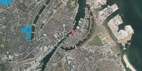 Oversvømmelsesrisiko fra vandløb på Strandgade 27C, 4. tv, 1401 København K