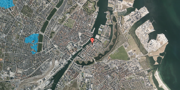 Oversvømmelsesrisiko fra vandløb på Strandgade 37, 4. 10, 1401 København K