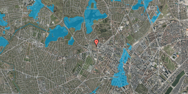 Oversvømmelsesrisiko fra vandløb på Svendelodden 1, 3. , 2400 København NV