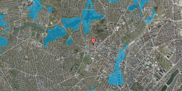 Oversvømmelsesrisiko fra vandløb på Svendelodden 9, 1. th, 2400 København NV