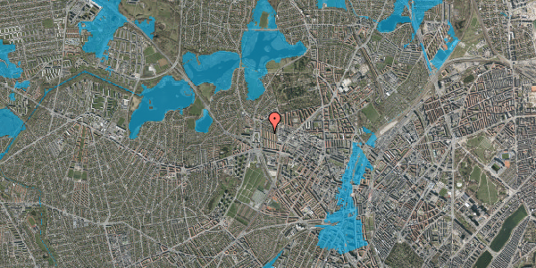 Oversvømmelsesrisiko fra vandløb på Svendelodden 11, st. tv, 2400 København NV