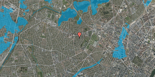Oversvømmelsesrisiko fra vandløb på Svend Gønges Vej 30, 2700 Brønshøj