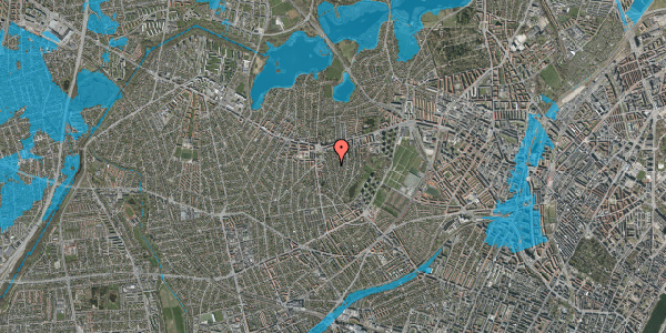Oversvømmelsesrisiko fra vandløb på Svend Gønges Vej 31A, 2700 Brønshøj